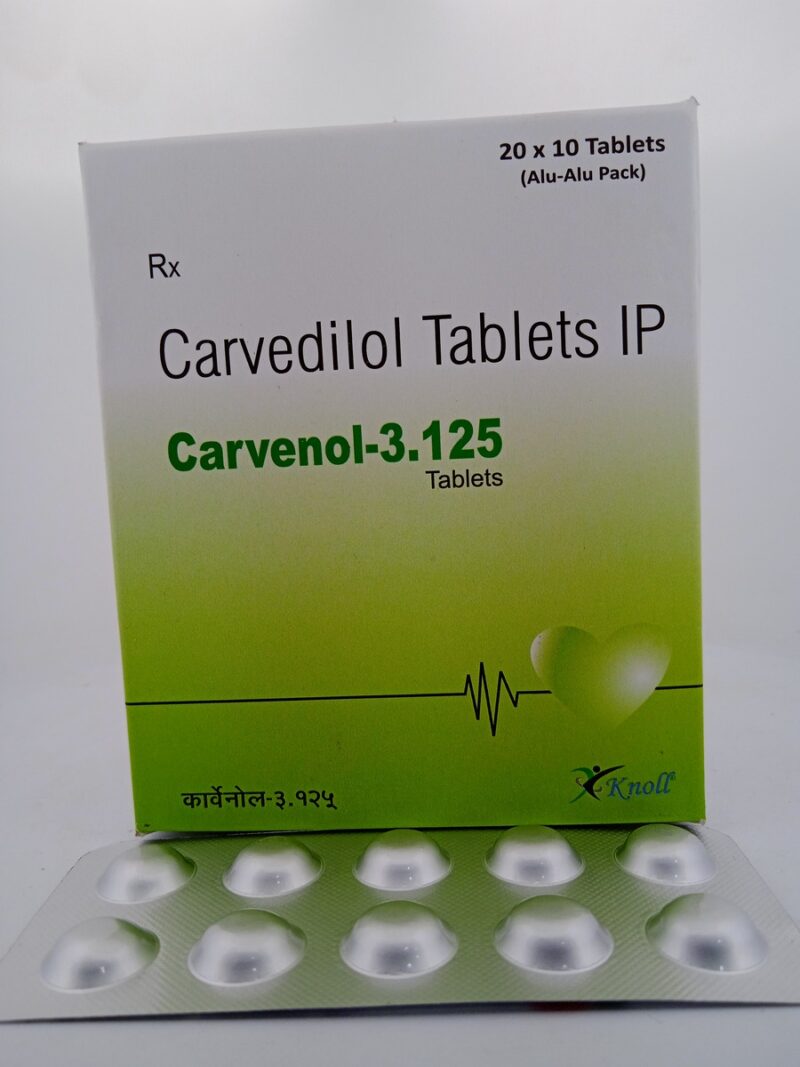 CARVENOL 3.125MG - 10 TABLET - Image 2