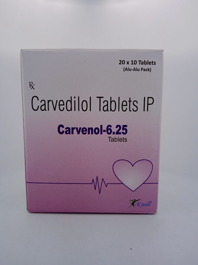 CARVENOL 6.25MG - 10 TABLET