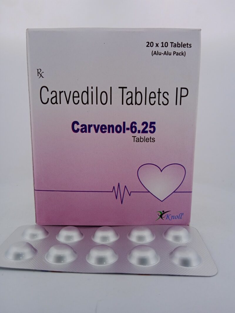 CARVENOL 6.25MG - 10 TABLET - Image 2