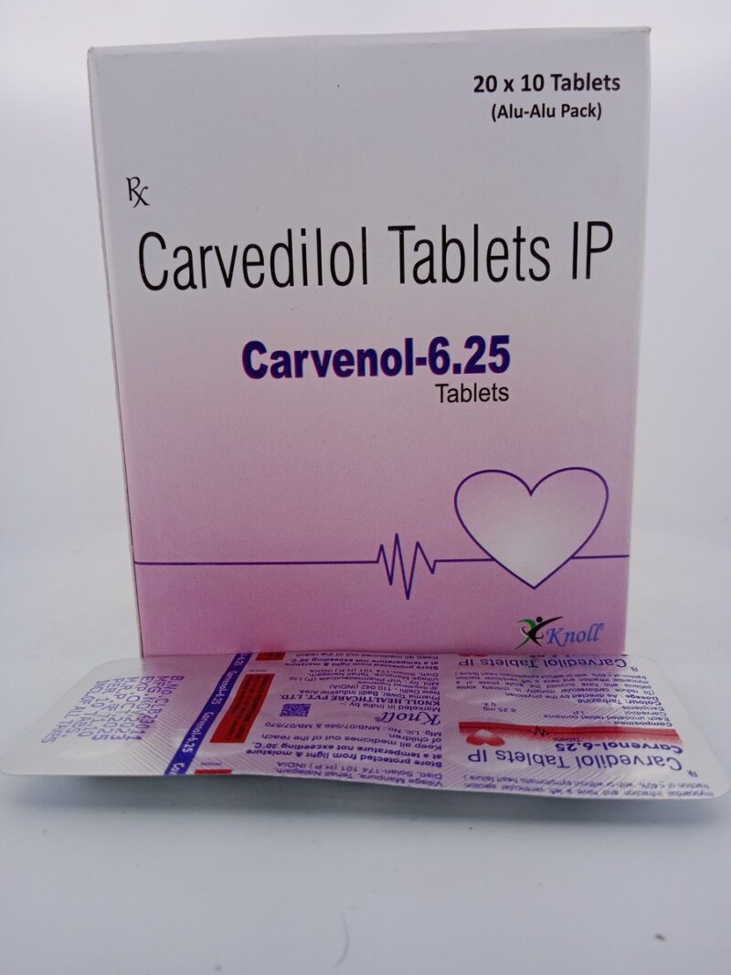 CARVENOL 6.25MG - 10 TABLET - Image 3