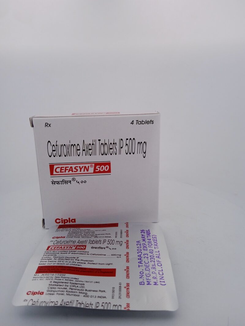 CEFASYN 500MG - 4 TABLET - Image 4