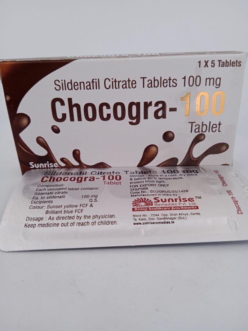 CHOCOGRA 100 MG - 5 TABLETS - Image 3