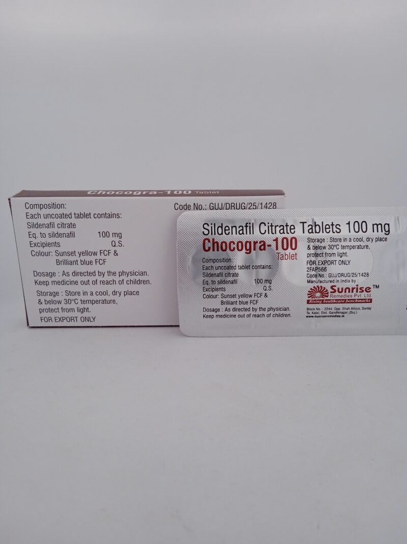 CHOCOGRA 100 MG - 5 TABLETS - Image 4