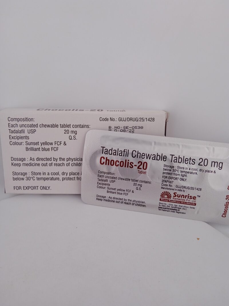 CHOCOLIS 20 MG - 5 TABLETS - Image 4