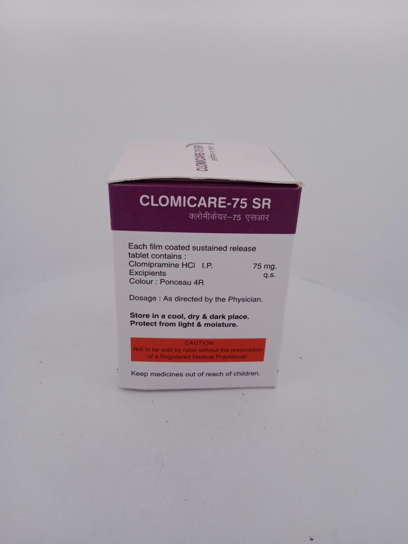 CLOMICARE 75 SR - 10 TABLETS - Image 4