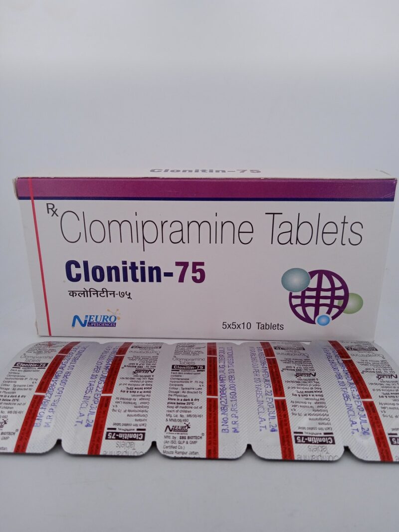 CLONITIN 75 MG - 10 TABLETS - Image 3