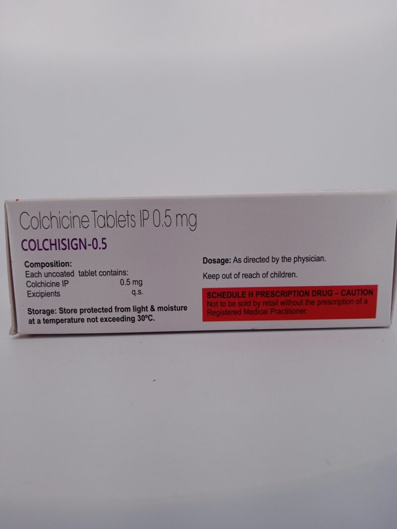 COLCHISIGN 0.5MG - 10 TABLET - Image 4