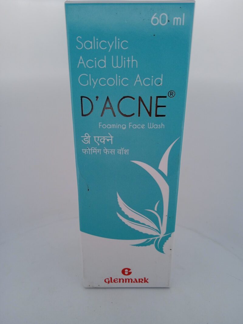 D'ACNE FOAMING FACE WASH - 1 BOTTLE OF 60ML