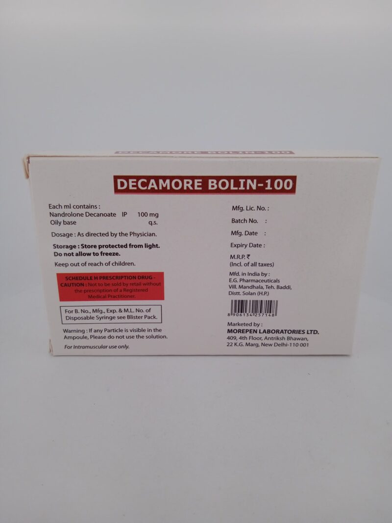 DECAMORE BOLIN 100 MG - 1 PACK OF 1ML - Image 4