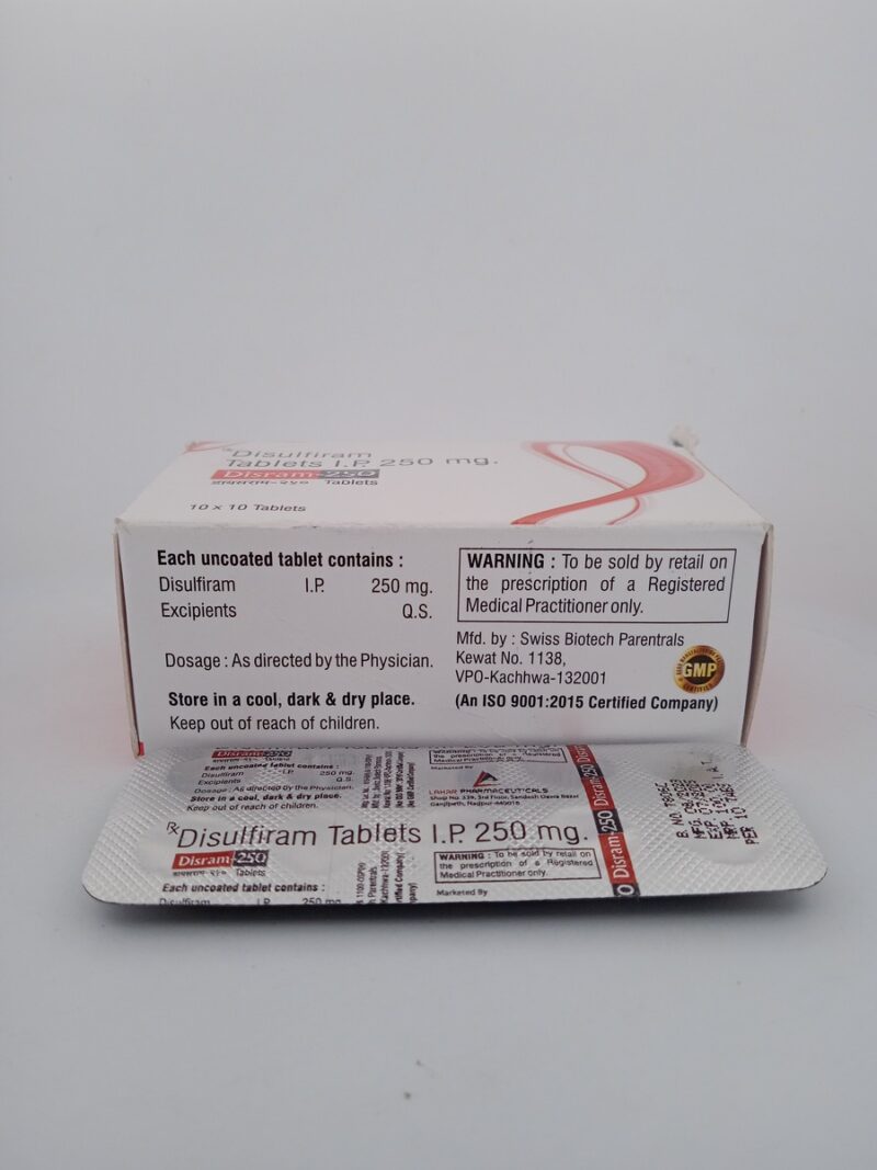 DISRAM 250 MG - 10 TABLETS - Image 4