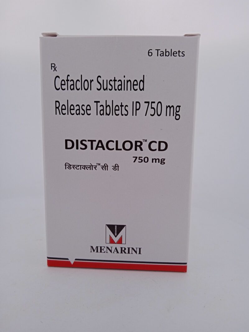 DISTACLOR CD 750 MG - 6 TABLETS