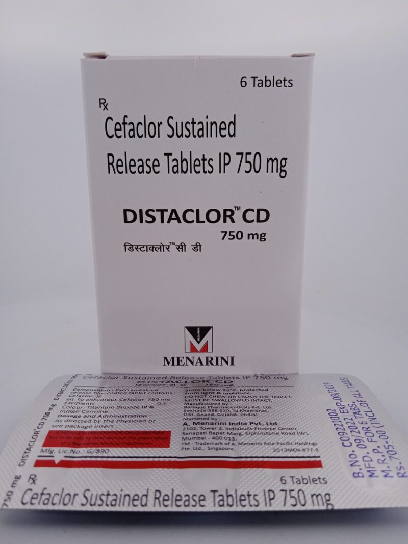 DISTACLOR CD 750 MG - 6 TABLETS - Image 3