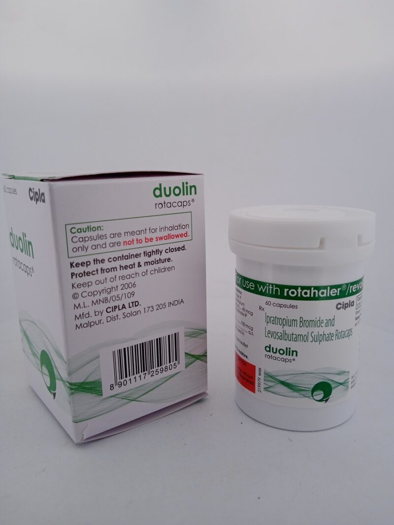 DUOLIN ROTACAPS - 1 BOTTLE OF 60 CAPSULE - Image 3