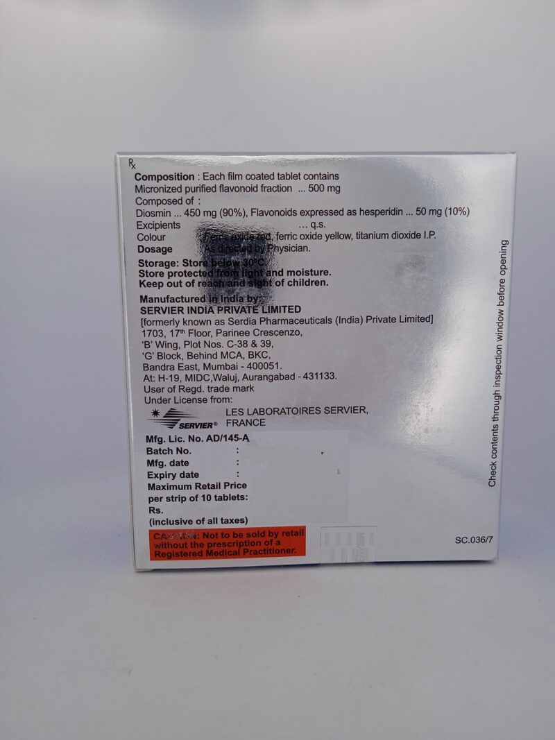 DAFLON 500 MG - 10 TABLETS - Image 2