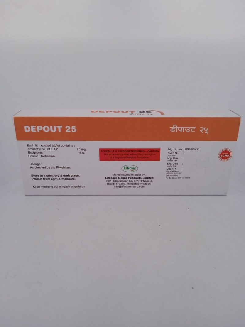 DEPOUT 25 MG - 10 TABLET - Image 4