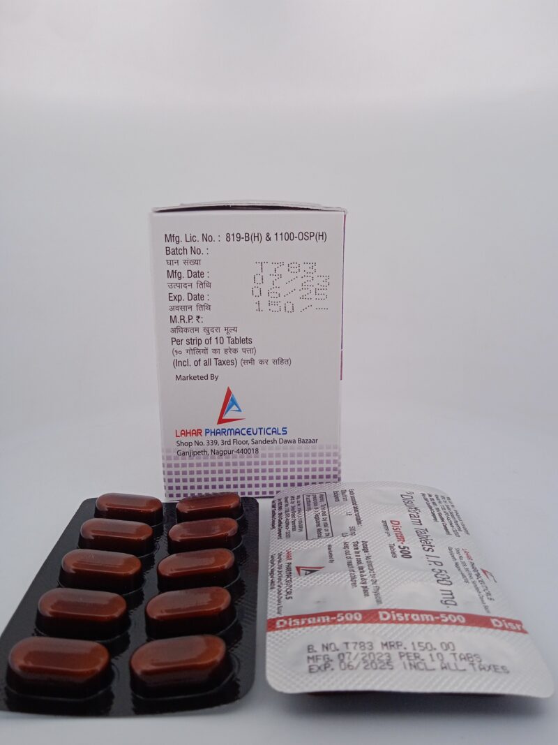 DISRAM 500 MG - 10 TABLET - Image 2