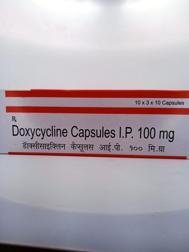 DOXYCYCLINE 100 MG - 10 CAPSULE