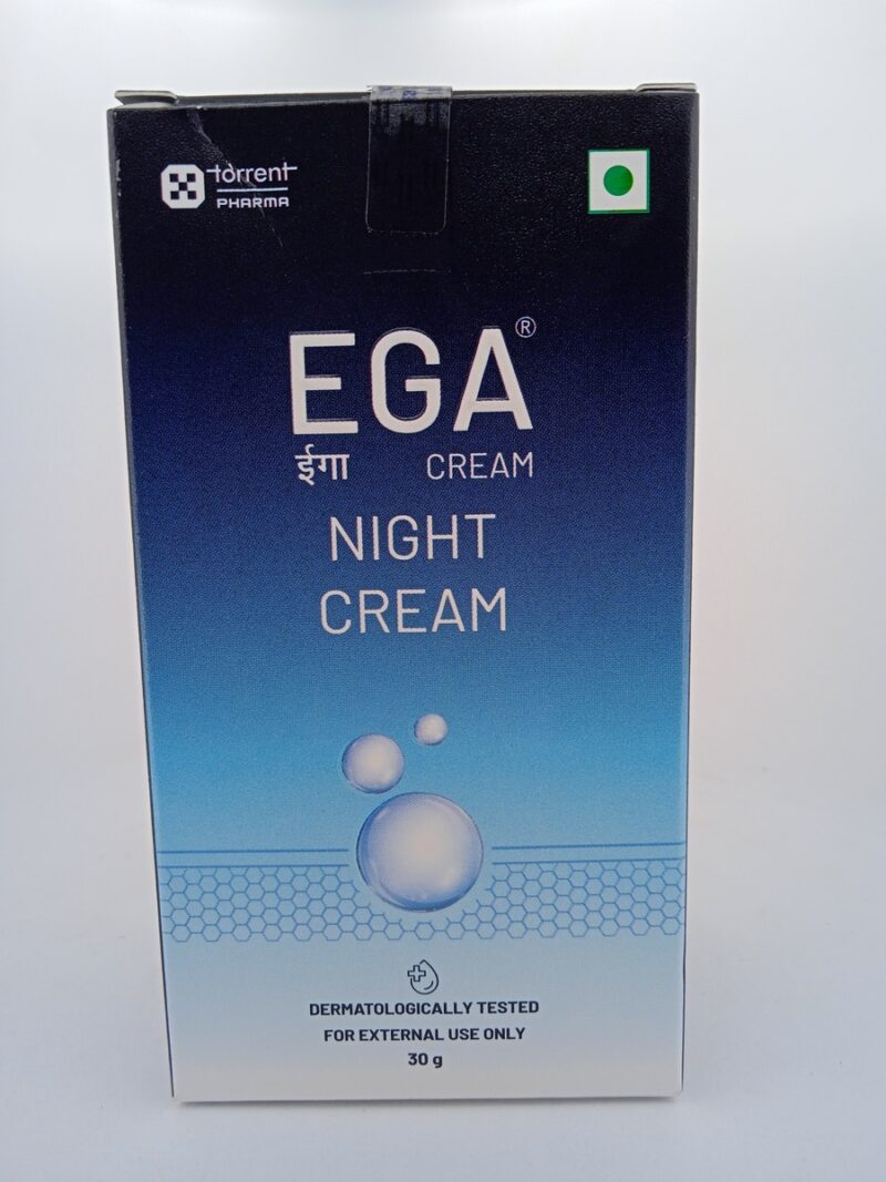 EGA NIGHT CREAM - 1 BOTTLE OF 30gm