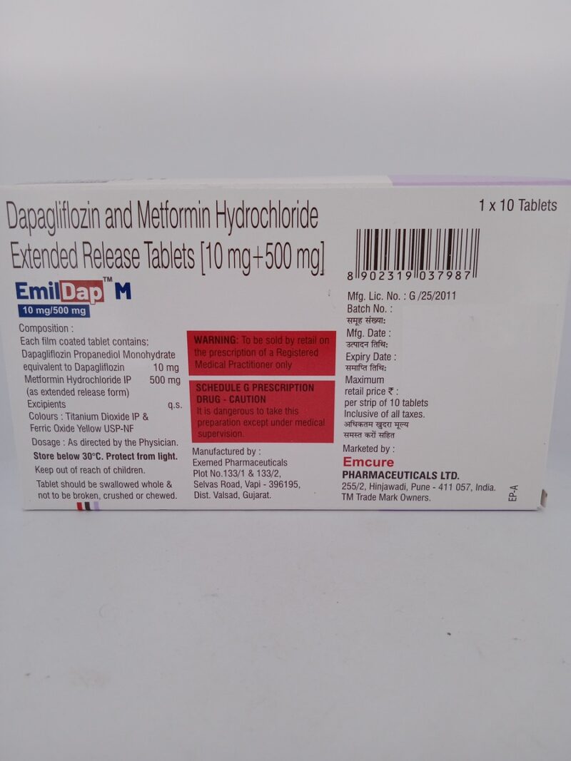 EMILDAP M - 10 TABLETS - Image 4