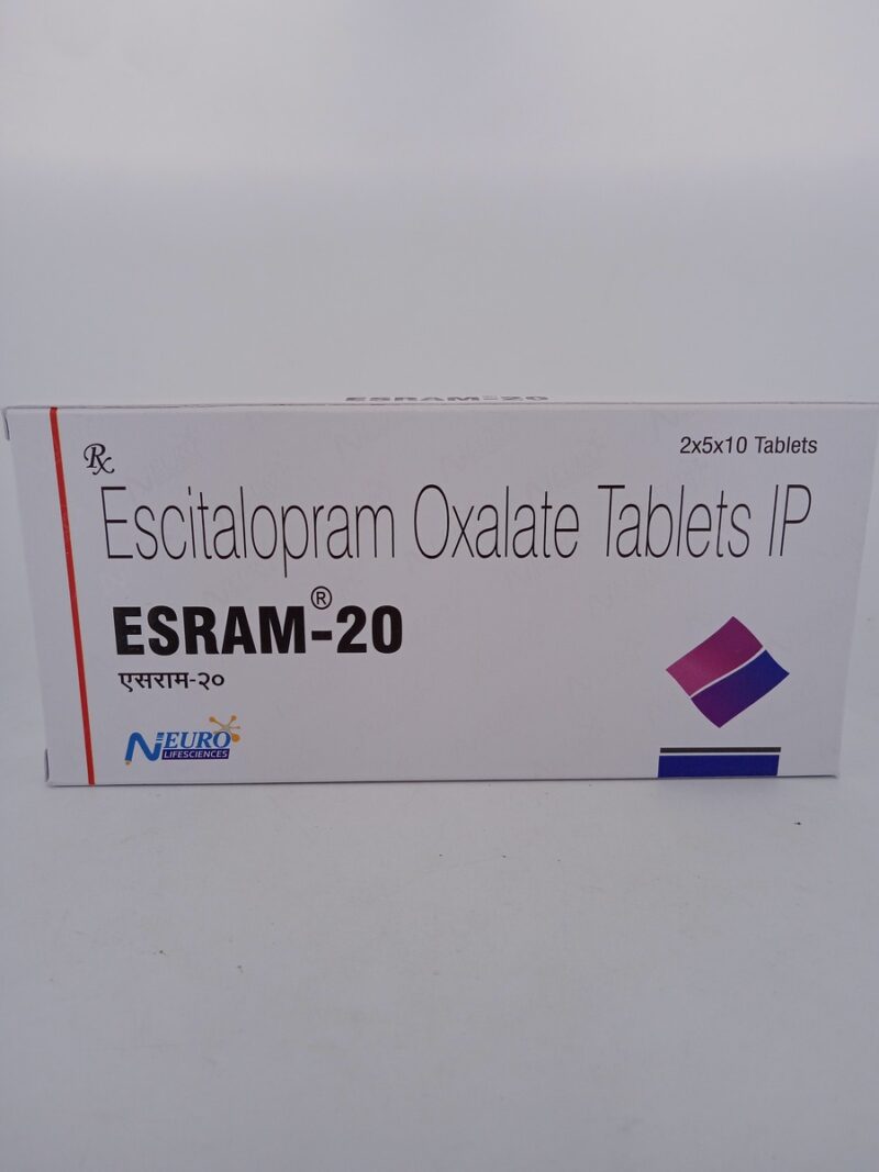 ESRAM 20 MG - 10 TABLETS