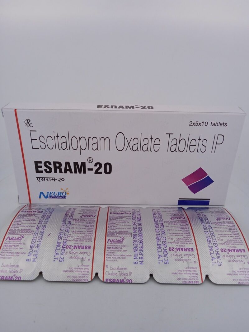 ESRAM 20 MG - 10 TABLETS - Image 3