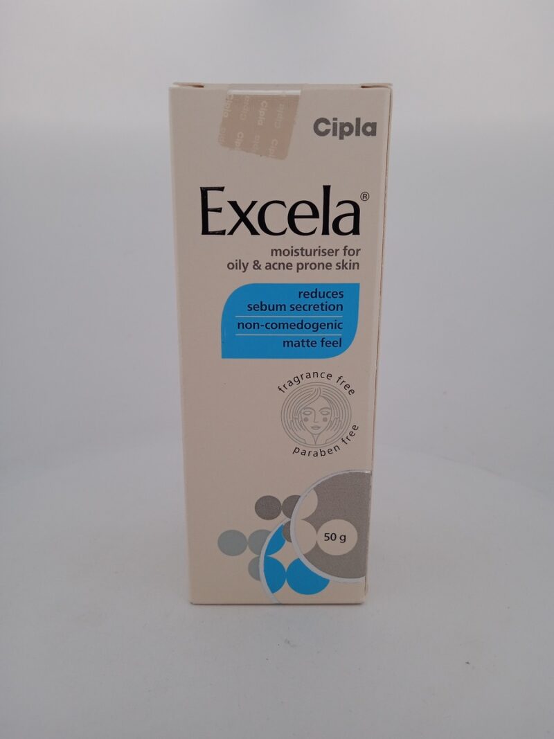 EXCELA (MOISTURISER FOR OILY AND ACNE PRONE SKIN) - 1 BOTTLE OF 50g