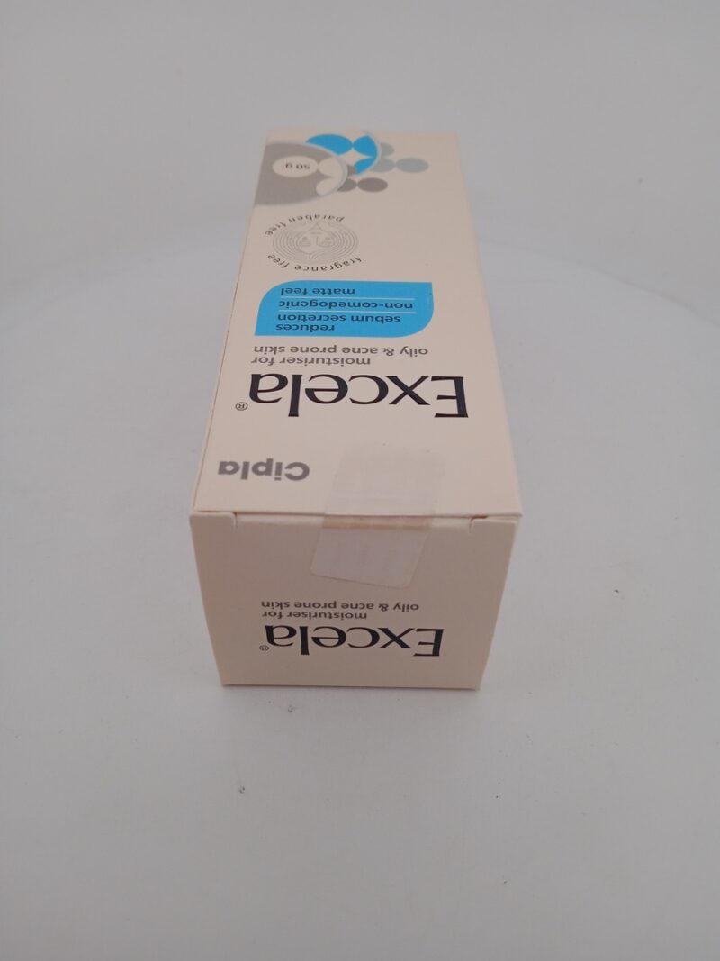 EXCELA (MOISTURISER FOR OILY AND ACNE PRONE SKIN) - 1 BOTTLE OF 50g - Image 3