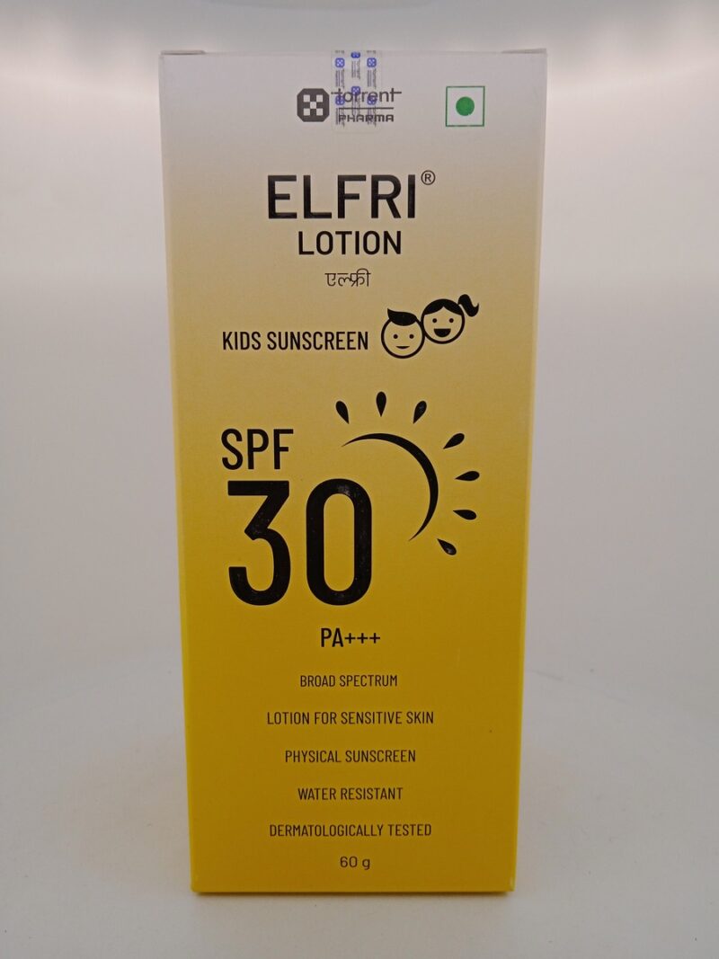 ELFRI LOTION KIDS SUNSCREEN - 1 TUBE OF 60gm