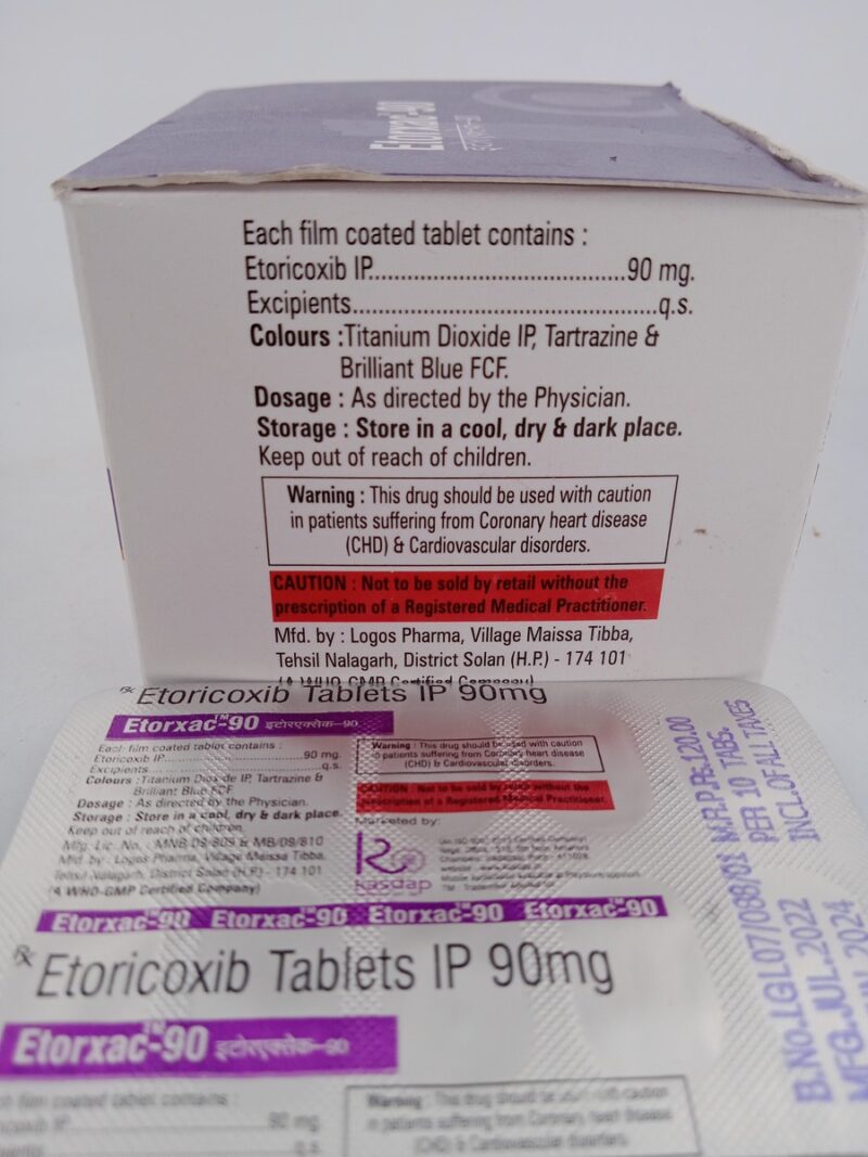 ETORXAC 90 MG - 10 TABLET - Image 4