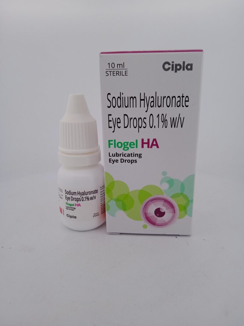 FLOGEL HA EYE DROPS - 1 BOTTLE OF 10ML - Image 2