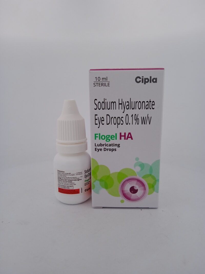 FLOGEL HA EYE DROPS - 1 BOTTLE OF 10ML - Image 3