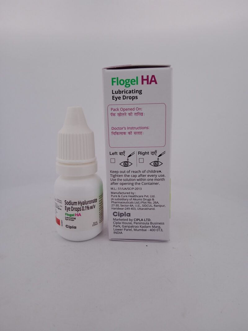 FLOGEL HA EYE DROPS - 1 BOTTLE OF 10ML - Image 4