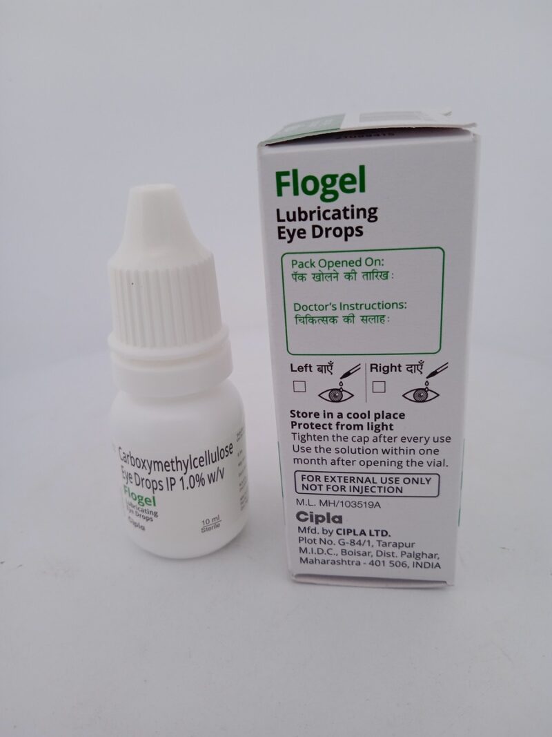 FLOGEL LUBRICATING EYE DROPS - 1 BOTTLE OF 10ML - Image 4