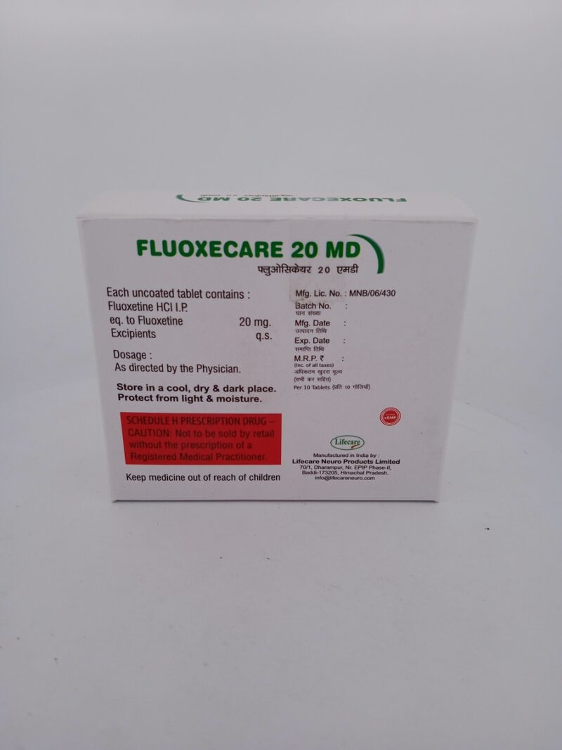 FLUOXECARE 20 MD - 10 TABLETS - Image 4