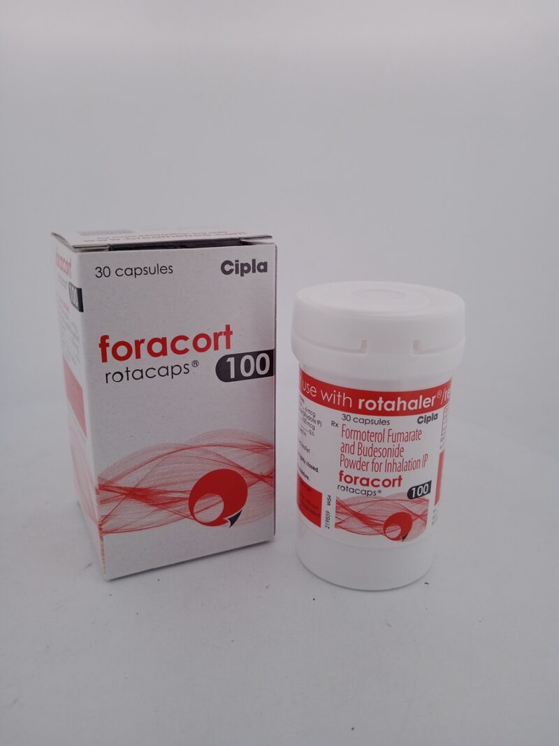 FORACORT ROTACAPS 100 - 1 BOTTLE OF 30 CAPSULE - Image 2