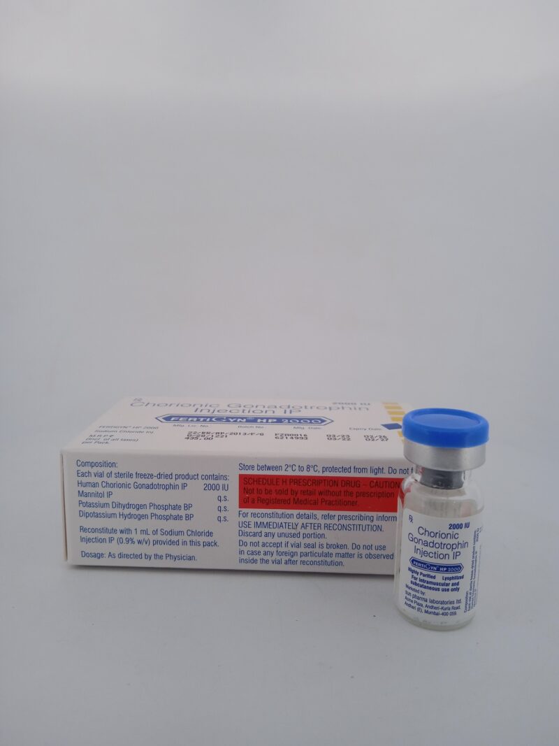 FERTIGYN 2000 IU INJECTION - 1 VIAL - Image 3