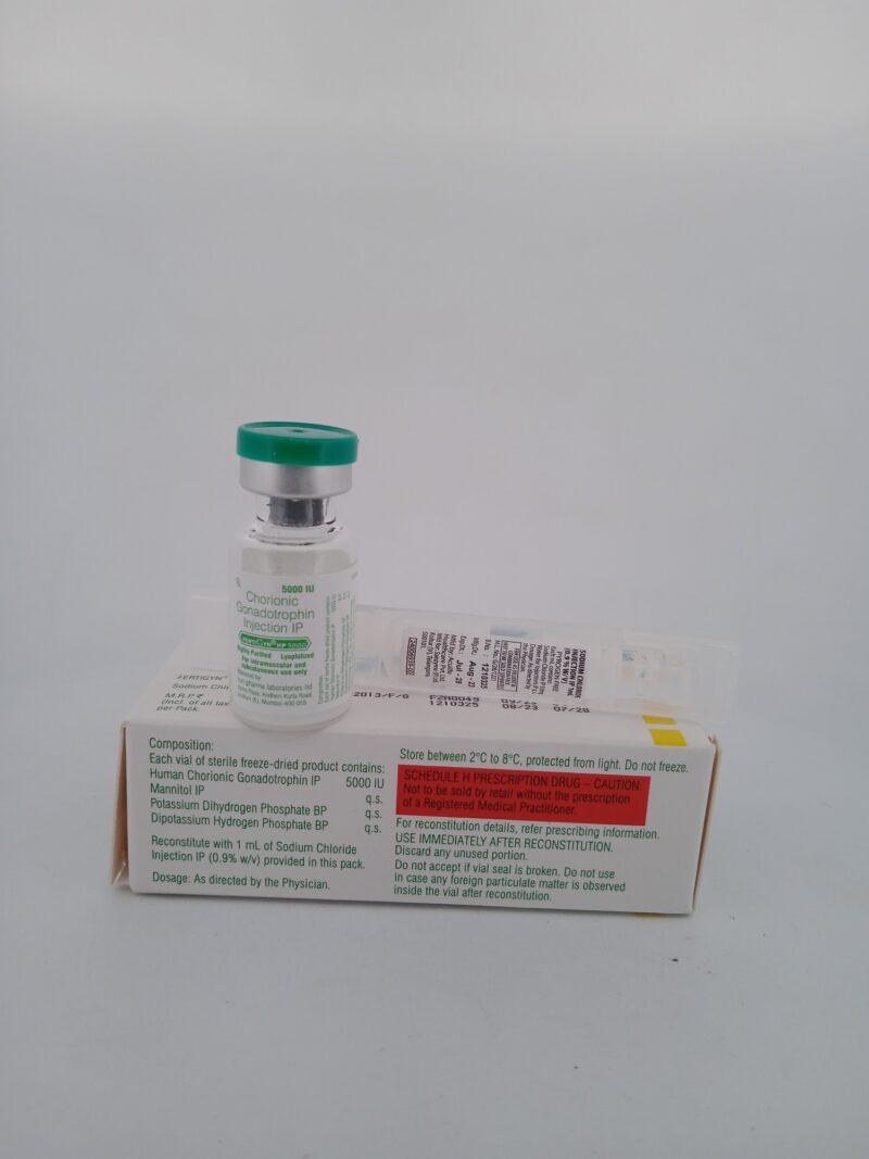 FERTIGYN 5000 IU INJECTION - 1 VIAL - Image 3