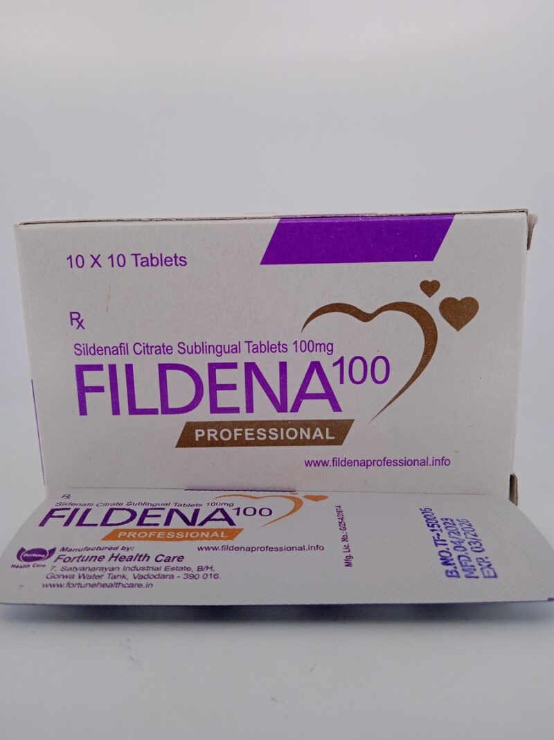 FILDENA PROFESSIONAL 100 MG - 10 TABLETS - Image 3