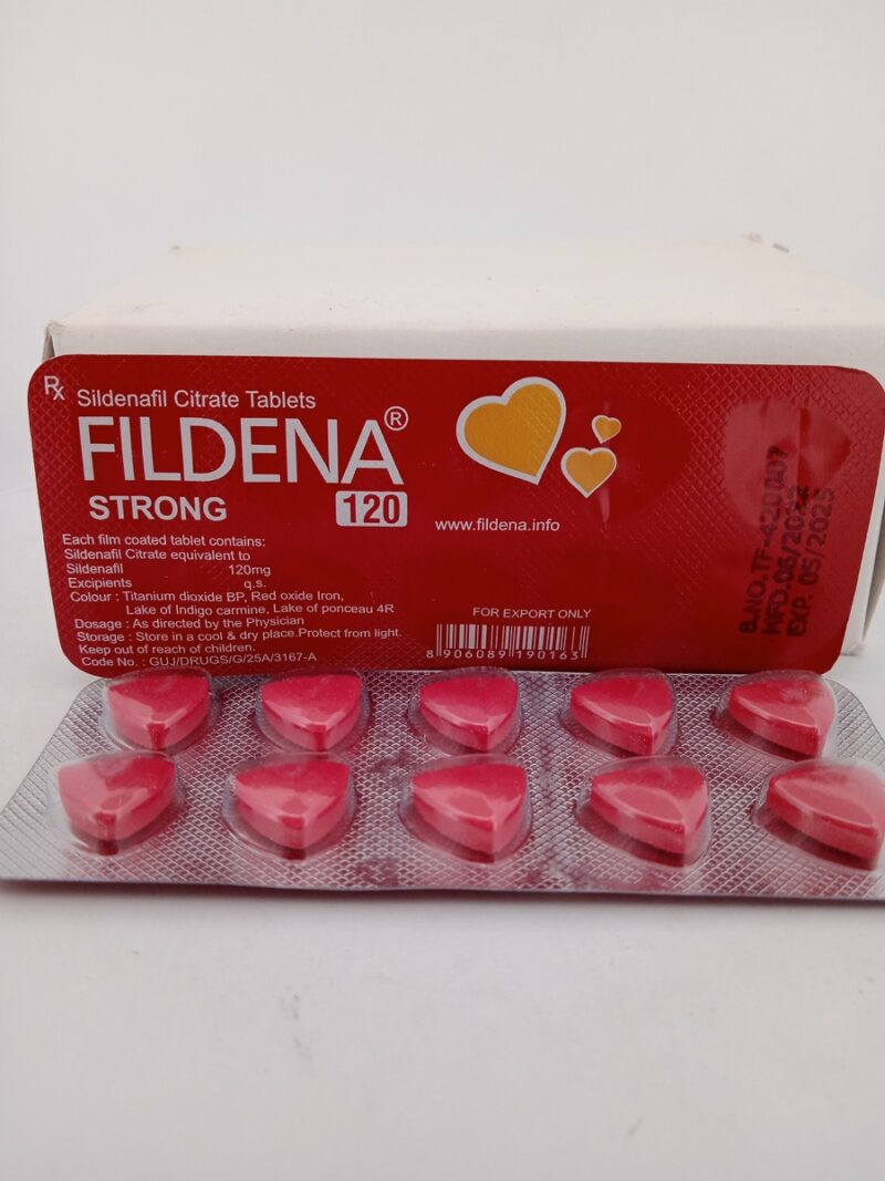 FILDENA STRONG 120 MG - 10 TABLETS