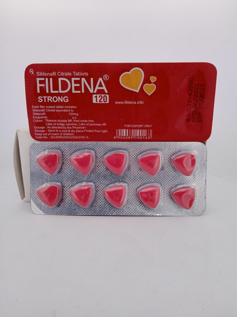 FILDENA STRONG 120 MG - 10 TABLETS - Image 2