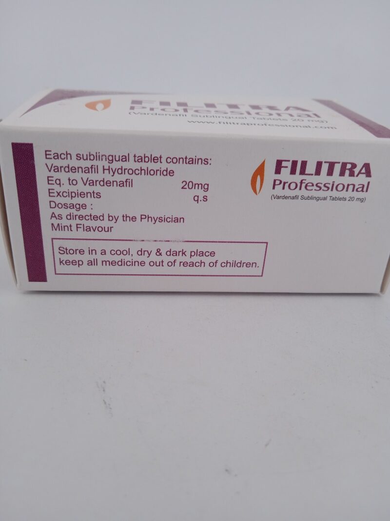 FILITRA PROFESSIONAL 20 MG - 10 TABLETS - Image 4