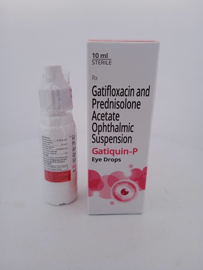 GATIQUIN-P EYE DROPS - 1 BOTTLE OF 10ML - Image 3