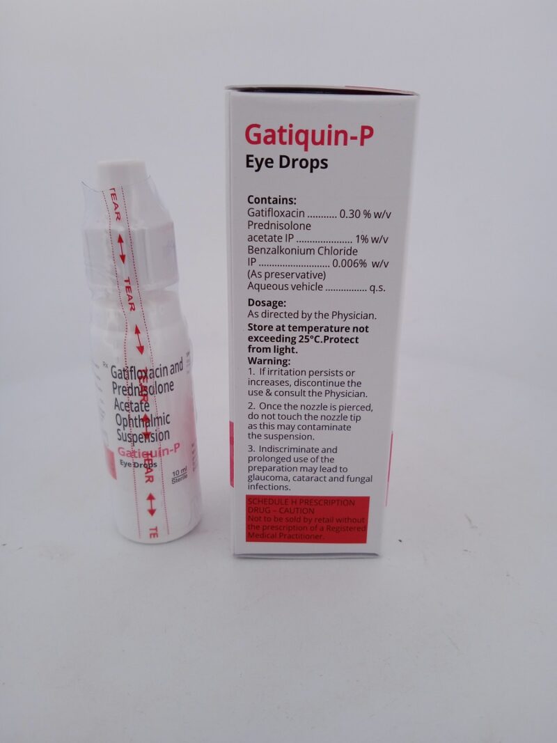 GATIQUIN-P EYE DROPS - 1 BOTTLE OF 10ML - Image 4