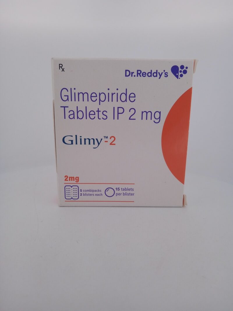 GLIMY 2 MG - 15 TABLETS