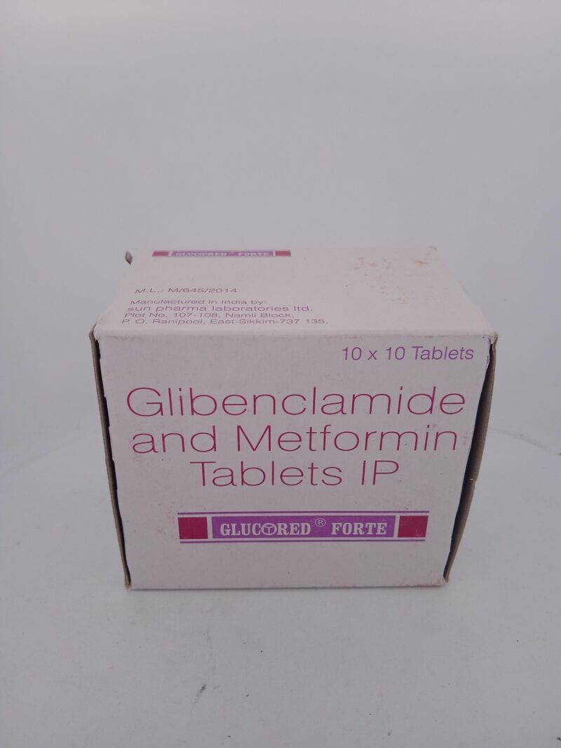 GLUCORED FORTE - 10 TABLET