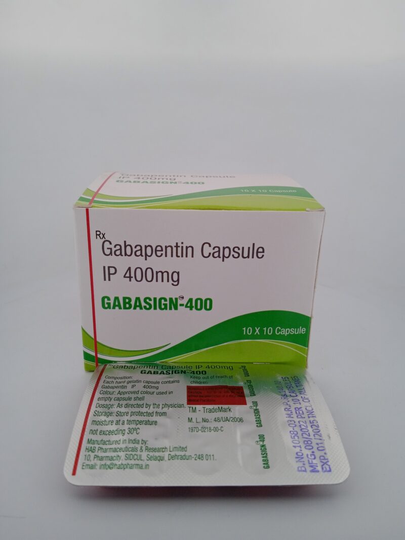 GABASIGN 400 MG - 10 CAPSULES - Image 2