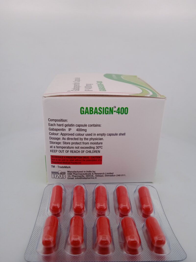 GABASIGN 400 MG - 10 CAPSULES - Image 4