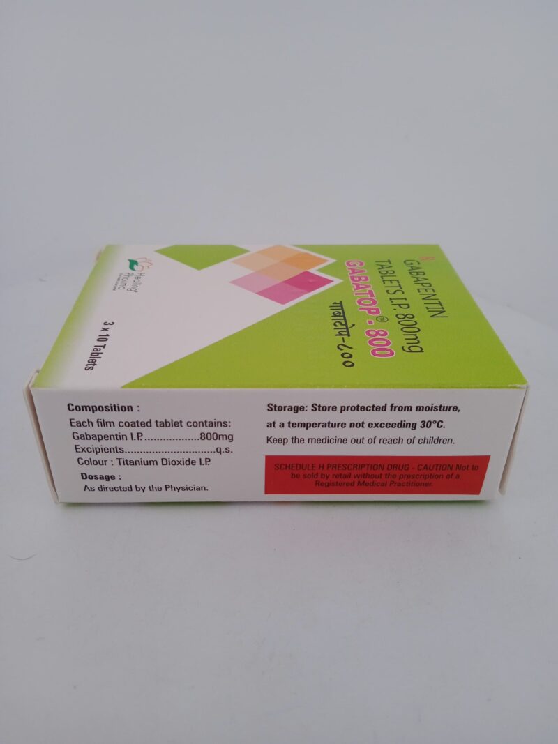 GABATOP 800 MG - 10 TABLETS - Image 3