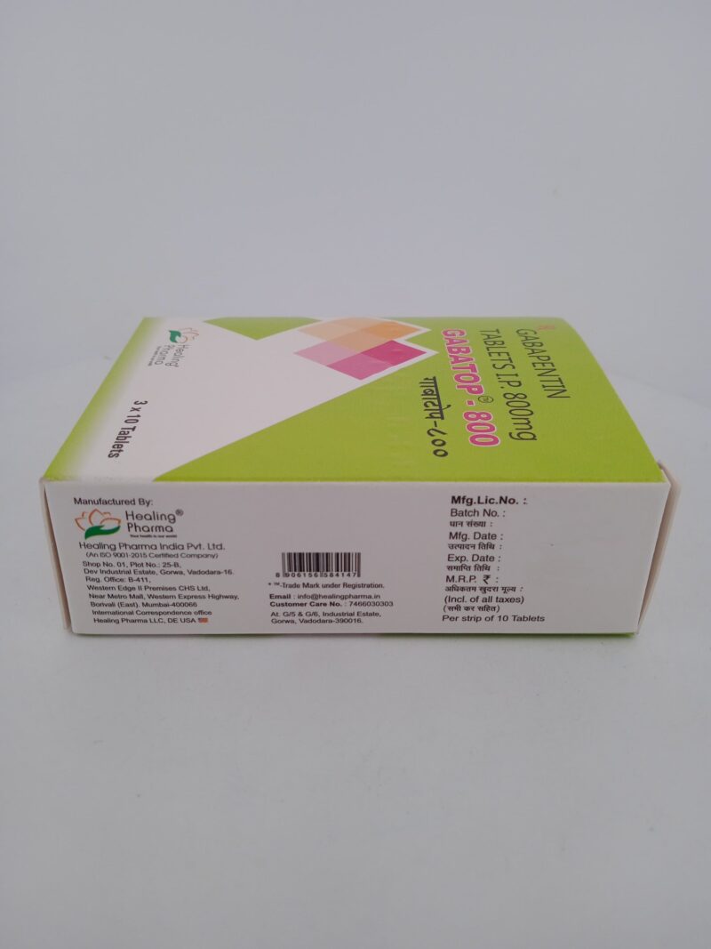 GABATOP 800 MG - 10 TABLETS - Image 4