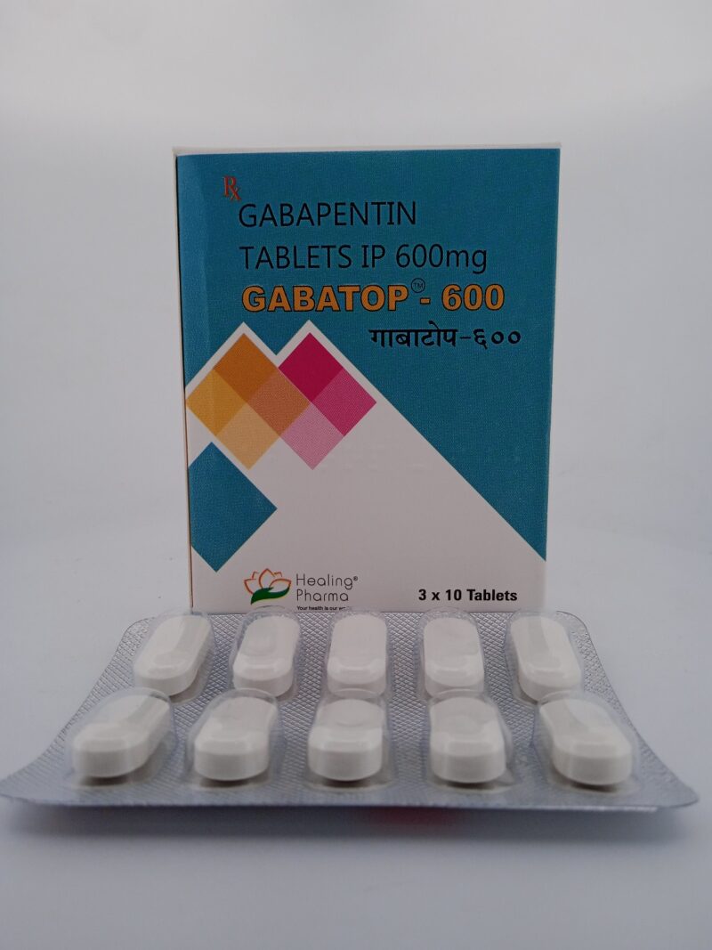 GABATOP 600 MG - 10 TABLETS - Image 2